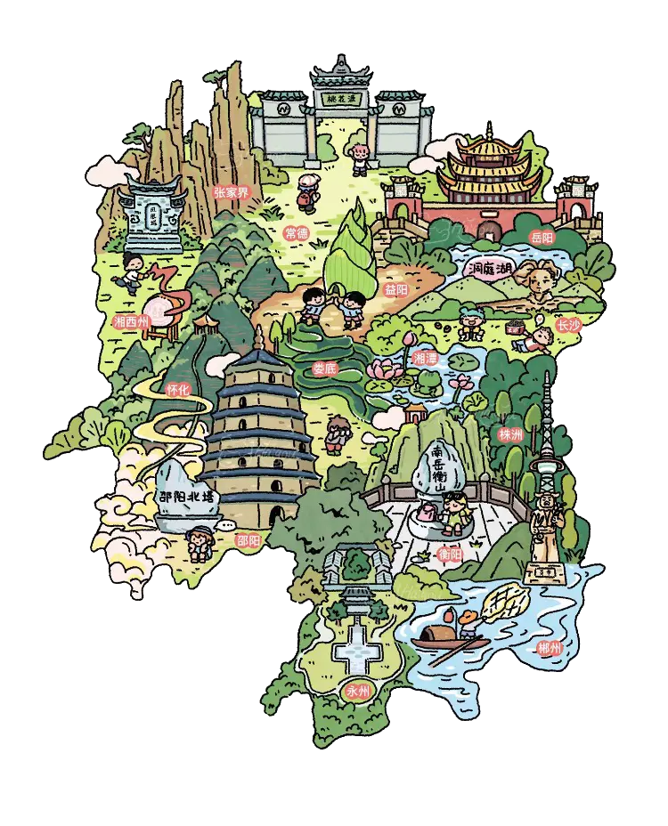 Hunan Map